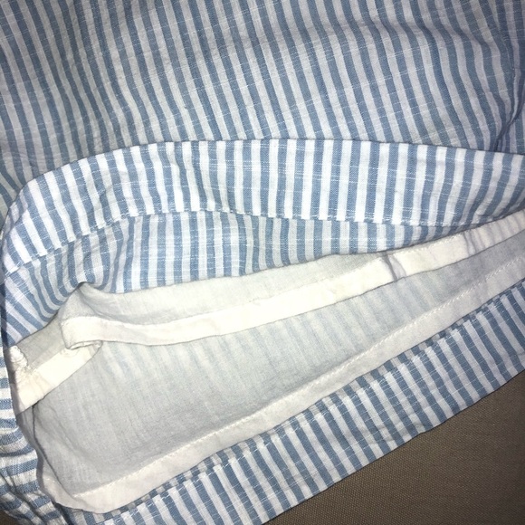 COPY - NWT b.young Light Blue Stripe Shorts - Picture 5 of 6